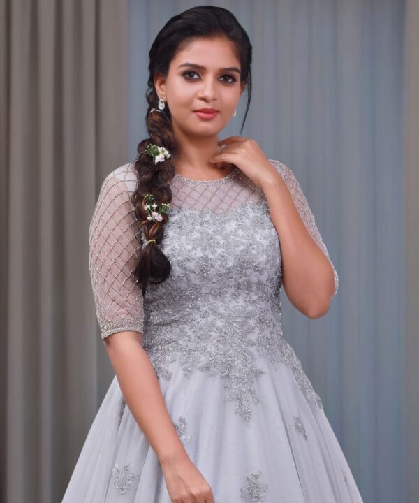 Elysian Embroidered Wedding Gown