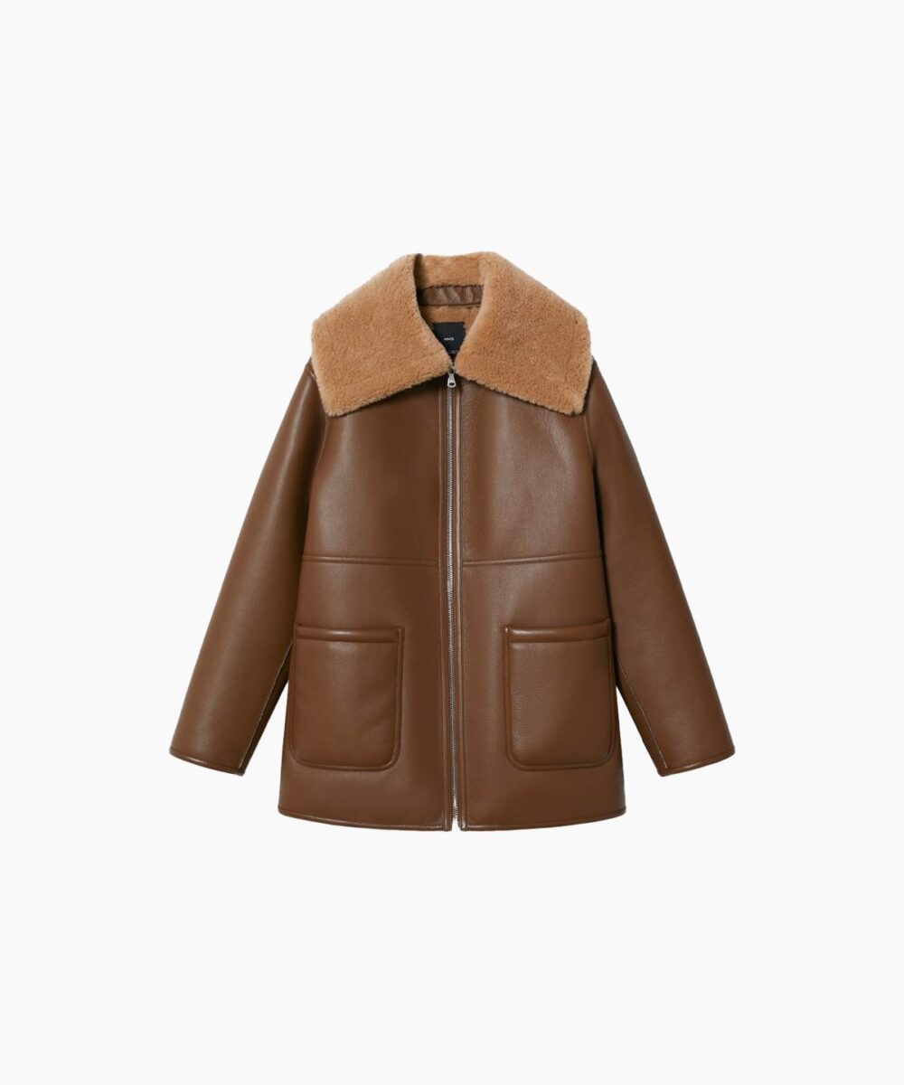 Faux shearling lining coat - Image 3
